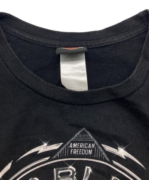 HARLEY-DAVIDSON（ハーレーダビッドソン）HARLEY-DAVIDSON (ハーレーダビッドソン) プリントTシャツ ブラック サイズ:3XLの古着・服飾アイテム