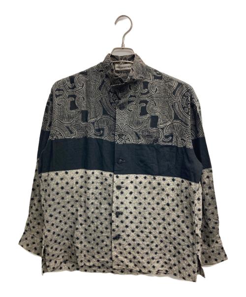 ISSEY MIYAKE MEN（イッセイミヤケメン）ISSEY MIYAKE MEN (イッセイミヤケメン) シルク混シャツ グレー サイズ:Sの古着・服飾アイテム