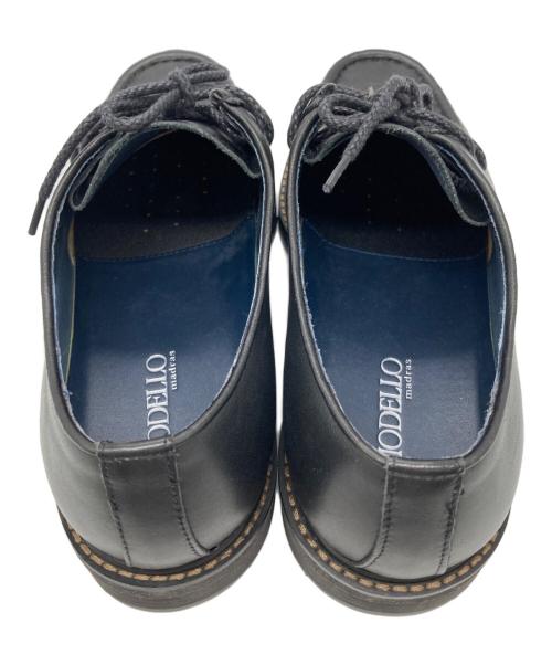 MODELLO（モデロ）MODELLO (モデロ) 外羽根 カジュアルチロリアン シューズ ブラック サイズ:26の古着・服飾アイテム