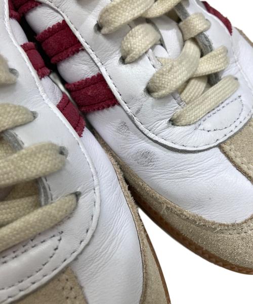 adidas（アディダス）adidas (アディダス) Sporty & Rich (スポーティーアンドリッチ) SAMBA ローカットスニーカー ホワイト×レッド サイズ:24cmの古着・服飾アイテム