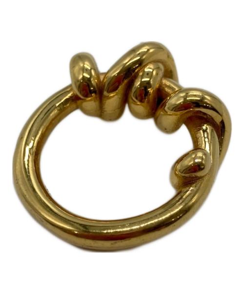 JIL SANDER（ジルサンダー）JIL SANDER (ジルサンダー) ツイストリング ゴールド(色) サイズ:10号の古着・服飾アイテム