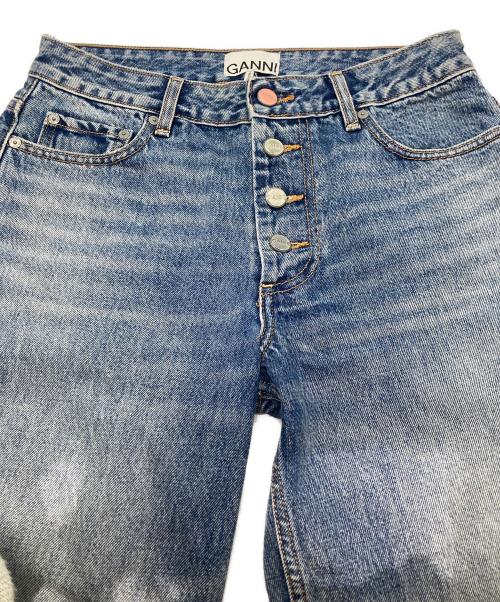 GANNI（ガニー）Ganni (ガニー) LOVY スリットデニムパンツ インディゴ サイズ:w24　L34の古着・服飾アイテム