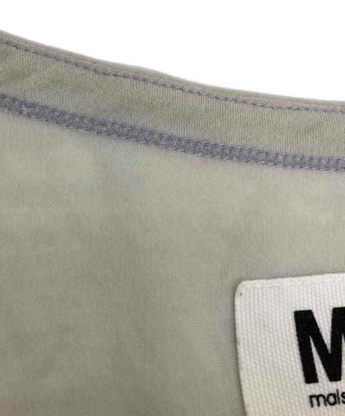 MM6 Maison Margiela（エムエムシックスメゾンマルジェラ）MM6 Maison Margiela (エムエムシックスメゾンマルジェラ) カシュクールカットソー グレー サイズ:Mの古着・服飾アイテム