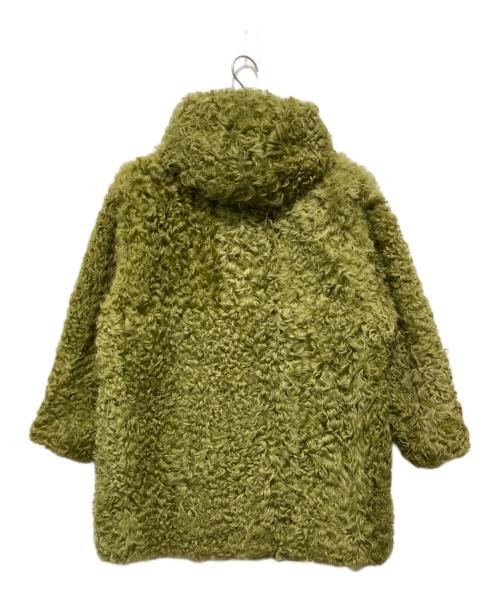 KENZO（ケンゾー）KENZO (ケンゾー) ファーカルガンプレートコート グリーン サイズ:11の古着・服飾アイテム