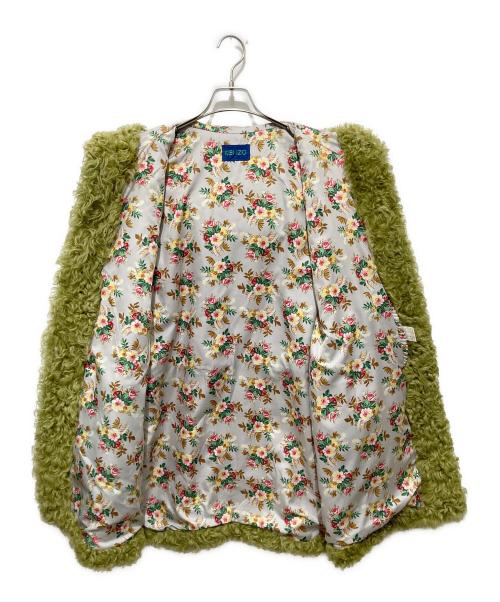 KENZO（ケンゾー）KENZO (ケンゾー) ファーカルガンプレートコート グリーン サイズ:11の古着・服飾アイテム