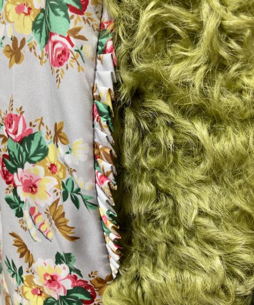 KENZO（ケンゾー）KENZO (ケンゾー) ファーカルガンプレートコート グリーン サイズ:11の古着・服飾アイテム