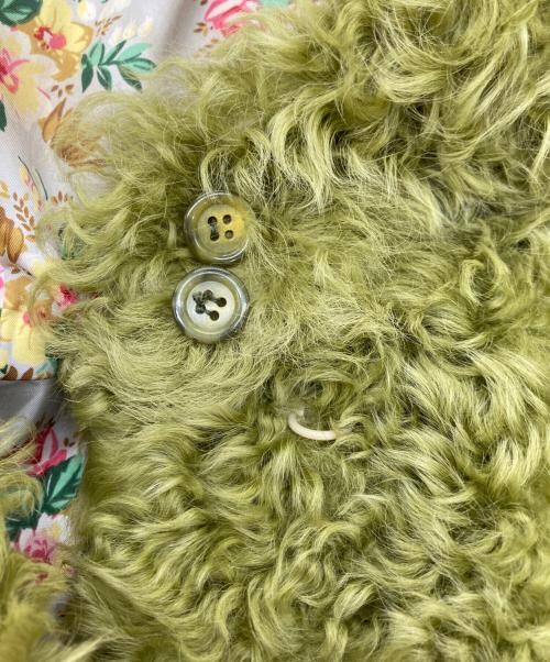 KENZO（ケンゾー）KENZO (ケンゾー) ファーカルガンプレートコート グリーン サイズ:11の古着・服飾アイテム