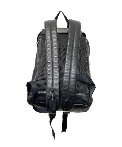 COACH（コーチ）COACH (コーチ) レザーリュック ブラックの古着・服飾アイテム