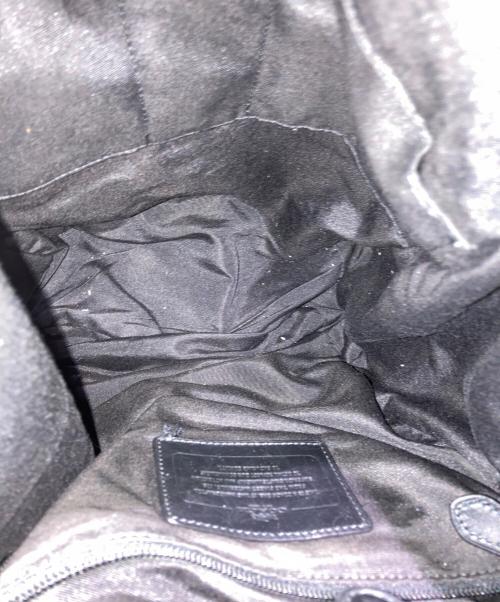 COACH（コーチ）COACH (コーチ) レザーリュック ブラックの古着・服飾アイテム