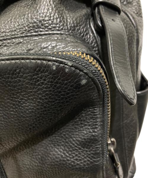 COACH（コーチ）COACH (コーチ) レザーリュック ブラックの古着・服飾アイテム