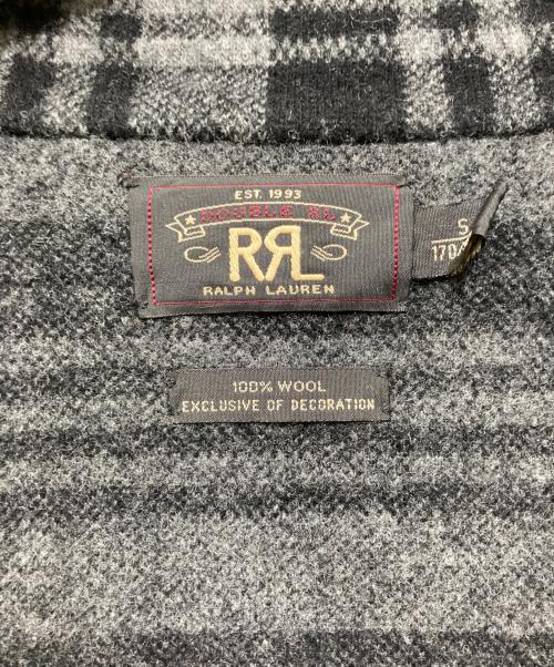 RRL（ダブルアールエル）RRL (ダブルアールエル) CHECK MACKINAW JACKET マッキーノジャケット グレー サイズ:Sの古着・服飾アイテム