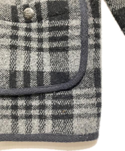 RRL（ダブルアールエル）RRL (ダブルアールエル) CHECK MACKINAW JACKET マッキーノジャケット グレー サイズ:Sの古着・服飾アイテム
