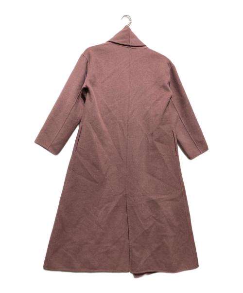 eimy istoire（エイミーイストワール）eimy istoire (エイミーイストワール) ダブルフェイスガウンコート ピンク サイズ:FREEの古着・服飾アイテム