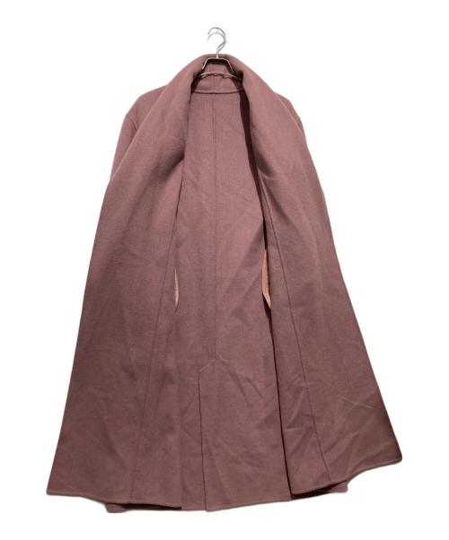 eimy istoire（エイミーイストワール）eimy istoire (エイミーイストワール) ダブルフェイスガウンコート ピンク サイズ:FREEの古着・服飾アイテム