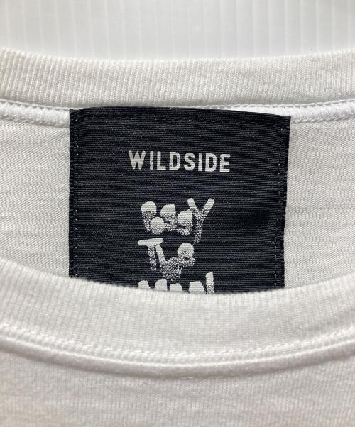 WILDSIDE（ワイルドサイド）wildside (ワイルドサイド) POGGY THE MAN (ポギーザマン) Adam Lister (アダムリスター) Tシャツ ホワイト サイズ:XLの古着・服飾アイテム