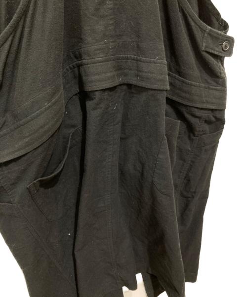 Yohji Yamamoto pour homme（ヨウジヤマモト プールオム）Yohji Yamamoto pour homme (ヨウジヤマモト プールオム) ディタッチャブルオーバーオール ブラック サイズ:3の古着・服飾アイテム