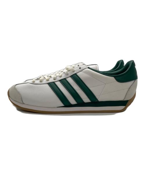 adidas（アディダス）adidas (アディダス) COUNTRY OG カントリー ローカットスニーカー ホワイト×グリーン サイズ:26.5の古着・服飾アイテム