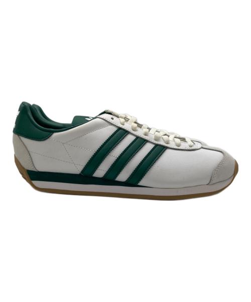 adidas（アディダス）adidas (アディダス) COUNTRY OG カントリー ローカットスニーカー ホワイト×グリーン サイズ:26.5の古着・服飾アイテム