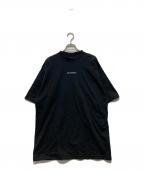 BALENCIAGAバレンシアガ）の古着「エンブロイドロゴTシャツ」｜ブラック