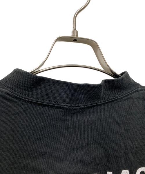 BALENCIAGA（バレンシアガ）BALENCIAGA (バレンシアガ) エンブロイドロゴTシャツ ブラック サイズ:XSの古着・服飾アイテム