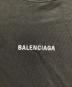 中古・古着 BALENCIAGA (バレンシアガ) エンブロイドロゴTシャツ ブラック サイズ:XS：30000円