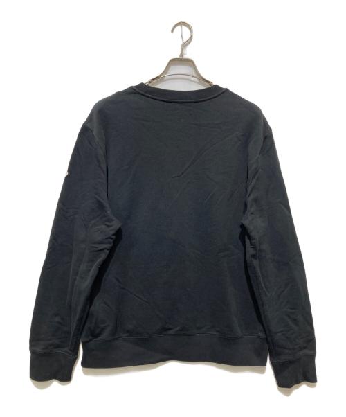 MONCLER（モンクレール）MONCLER (モンクレール) パッチエンブレムスウェット ブラック サイズ:XLの古着・服飾アイテム