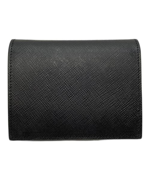 PRADA（プラダ）PRADA (プラダ) 2つ折り財布 ブラックの古着・服飾アイテム