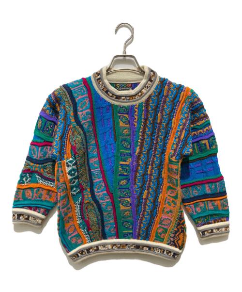 Coogi（クージー）Coogi (クージー) 3Dニット マルチカラー サイズ:Sの古着・服飾アイテム