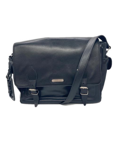 Saint Laurent Paris（サンローランパリ）Saint Laurent Paris (サンローランパリ) カーフレザーショルダーバッグ ブラックの古着・服飾アイテム