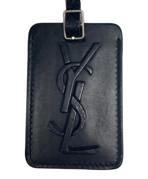 Saint Laurent Paris（サンローランパリ）Saint Laurent Paris (サンローランパリ) カーフレザーショルダーバッグ ブラックの古着・服飾アイテム