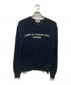 COMME des GARCONS SHIRT×SUPREMEコムデギャルソンシャツ×シュプリーム）の古着「18AW Comme des Garcons SHIRT Sweater」｜ブラック