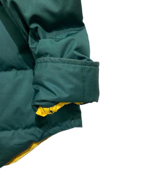 Pherrow's（フェローズ）PHERROW'S (フェローズ) レザー切替ダウンジャケット グリーン サイズ:Mの古着・服飾アイテム