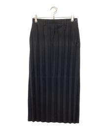 ISSEY MIYAKE（イッセイミヤケ）の古着「プリーツスカート」｜ブラック