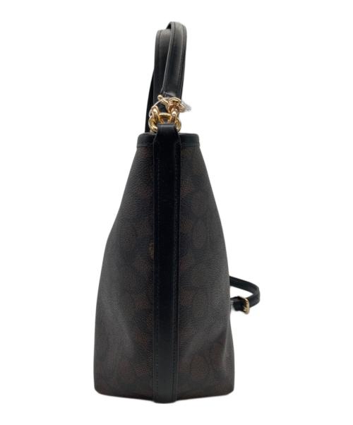 COACH（コーチ）COACH (コーチ) シティ バケット バッグ・シグネチャー キャンバス ブラウンの古着・服飾アイテム