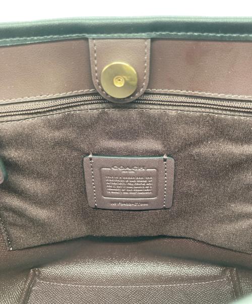 COACH（コーチ）COACH (コーチ) シティ バケット バッグ・シグネチャー キャンバス ブラウンの古着・服飾アイテム