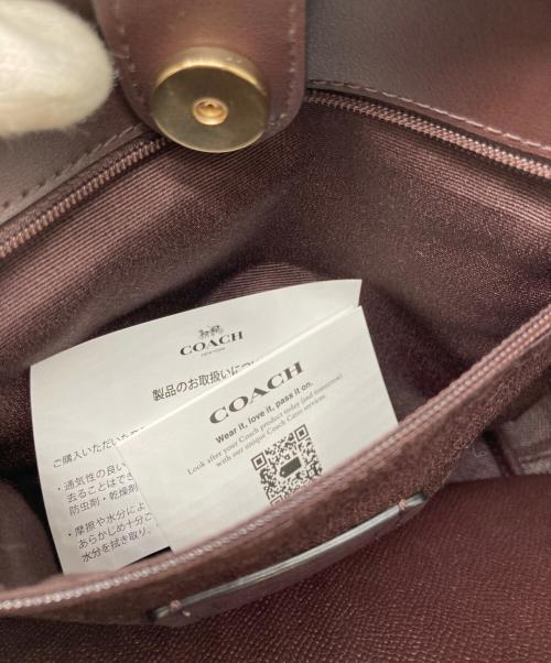 COACH（コーチ）COACH (コーチ) シティ バケット バッグ・シグネチャー キャンバス ブラウンの古着・服飾アイテム