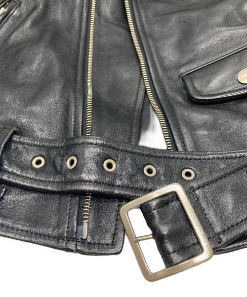 beautiful people（ビューティフルピープル）beautiful people (ビューティフルピープル) シープムレザージャケット ブラック サイズ:160の古着・服飾アイテム