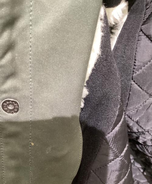 THE RERACS（ザ リラクス）THE RERACS (ザ リラクス) ボアライナー付ショートモッズジャケット カーキ×ホワイト サイズ:SIZE L(40)の古着・服飾アイテム