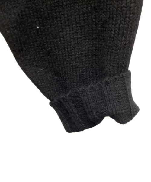 AURALEE（オーラリー）AURALEE (オーラリー) BRUSHED COTTON WOOL RIB KNIT SHIRT ブラック サイズ:4の古着・服飾アイテム