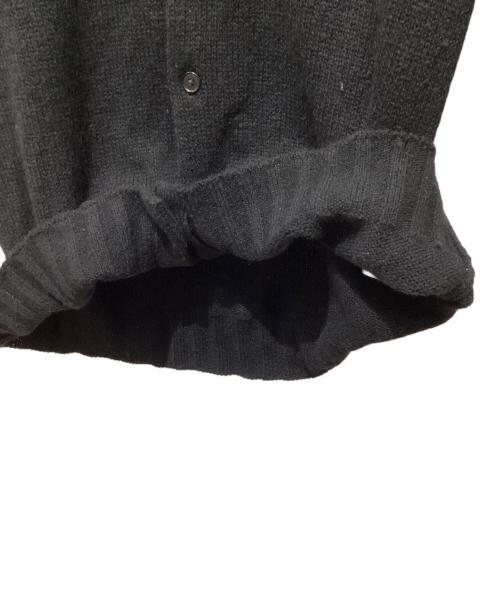 AURALEE（オーラリー）AURALEE (オーラリー) BRUSHED COTTON WOOL RIB KNIT SHIRT ブラック サイズ:4の古着・服飾アイテム