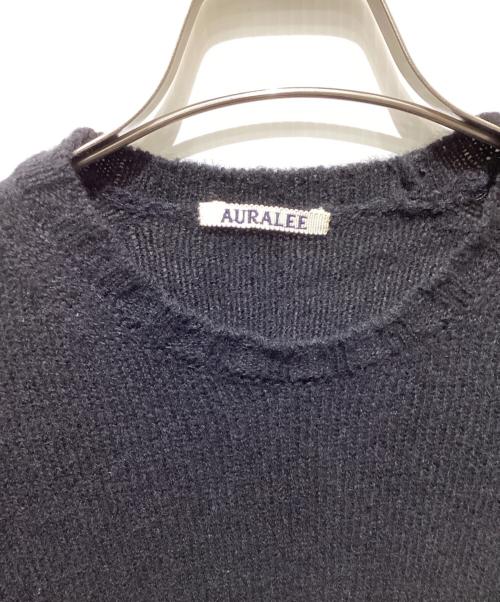 AURALEE（オーラリー）AURALEE (オーラリー) SHETLAND WOOL CASHMERE KNIT ブラック サイズ:3の古着・服飾アイテム
