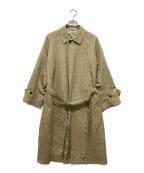 AURALEEオーラリー）の古着「LIGHT WOOL MOHAIR SOUTIEN COLLAR COAT」｜ベージュ