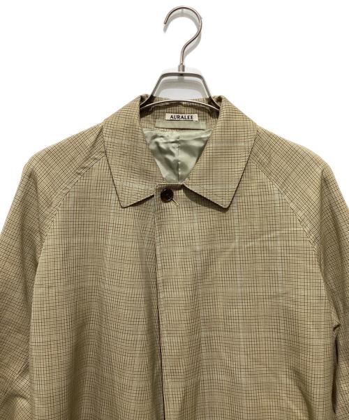 AURALEE（オーラリー）AURALEE (オーラリー) LIGHT WOOL MOHAIR SOUTIEN COLLAR COAT ベージュ サイズ:3の古着・服飾アイテム