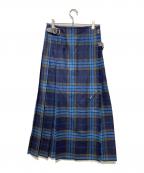 O'NEILLオニール）の古着「チェックスカート」｜ブルー