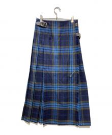O'NEILL（オニール）の古着「チェックスカート」｜ブルー