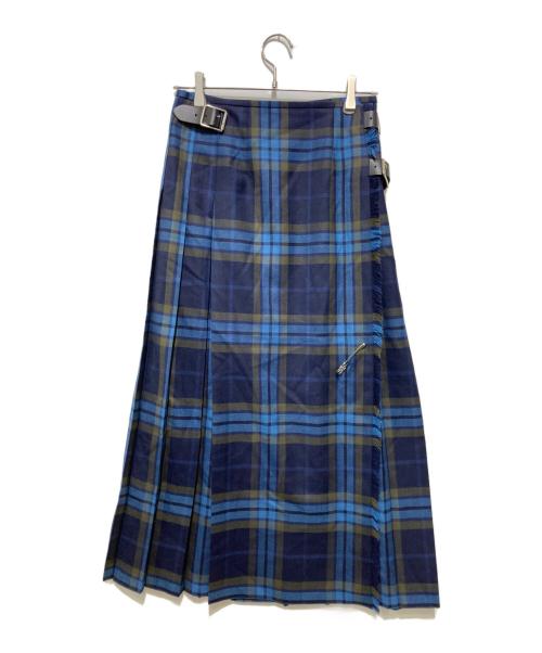 O'NEILL（オニール）O'NEILL (オニール) チェックスカート ブルー サイズ:Mの古着・服飾アイテム