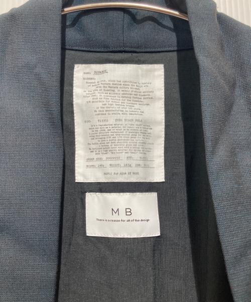 mb（エムビー）mb (エムビー) Adam et Rope (アダム エ ロペ) 浴衣コート ブラック サイズ:Mの古着・服飾アイテム