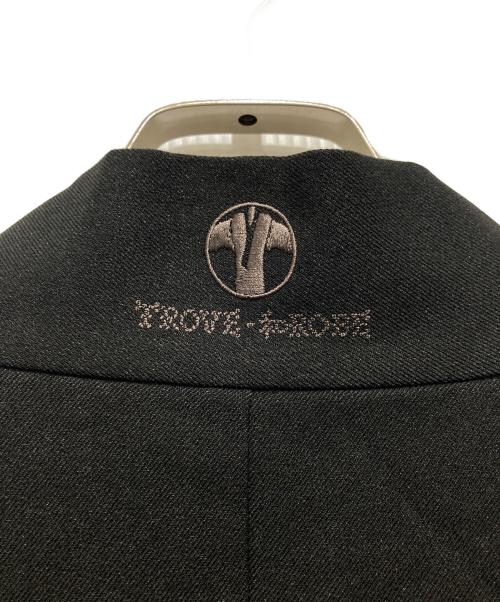 TROVE（トローヴ）TROVE (トローヴ) 和ローブ ガウンコート ブラック サイズ:Mの古着・服飾アイテム