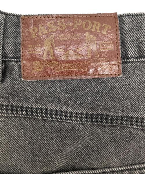 PASSPORT（パスポート）PASSPORT (パスポート) デニムパンツ ブラック サイズ:SIZE 30の古着・服飾アイテム