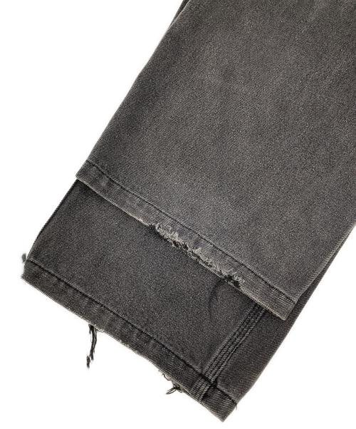 PASSPORT（パスポート）PASSPORT (パスポート) デニムパンツ ブラック サイズ:SIZE 30の古着・服飾アイテム